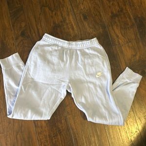Baby Blue Nike joggers